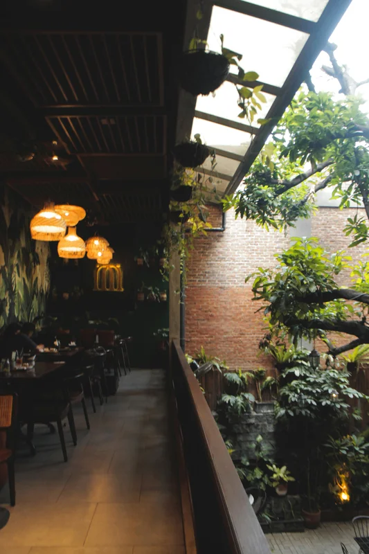 Warung interior