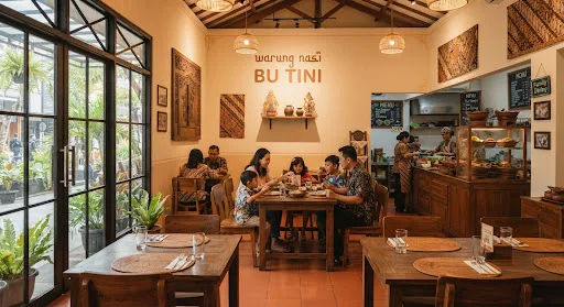 Warung interior