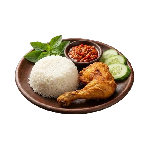 Indonesian home-cooked meal